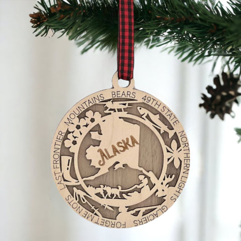 Elevate your holiday decor with a piece of Alaska's wonder. Order your Alaska Highlights Ornament now and invite the spirit of the Last Frontier into your festive home. Embrace the beauty, share the joy, and happy decorating!