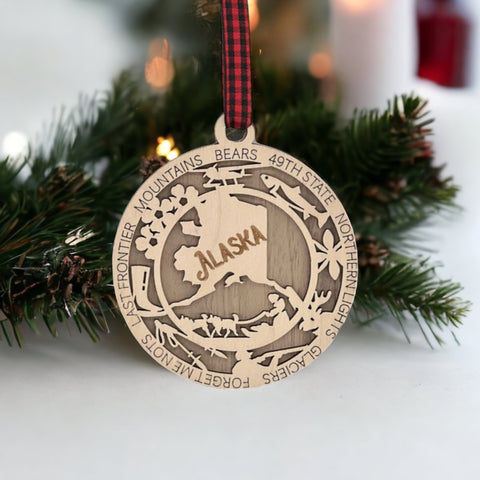 Elevate your holiday decor with a piece of Alaska's wonder. Order your Alaska Highlights Ornament now and invite the spirit of the Last Frontier into your festive home. Embrace the beauty, share the joy, and happy decorating!