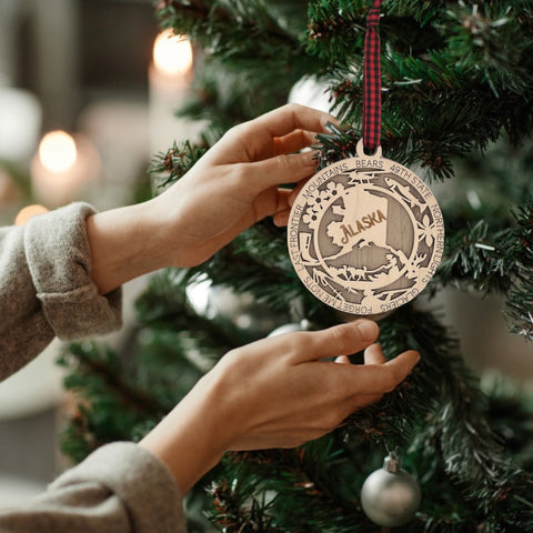 Elevate your holiday decor with a piece of Alaska's wonder. Order your Alaska Highlights Ornament now and invite the spirit of the Last Frontier into your festive home. Embrace the beauty, share the joy, and happy decorating!