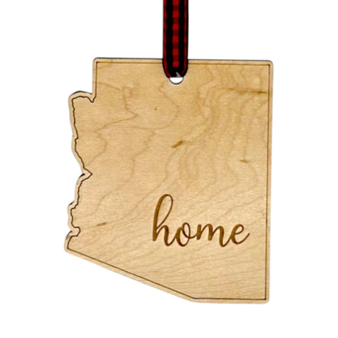 Arizona Home Script Ornament