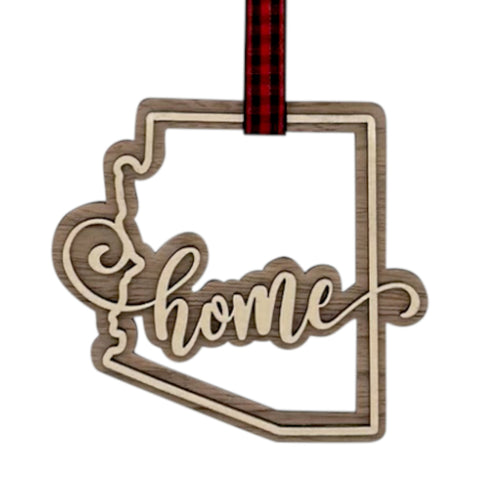 Arizona Home Double Layer Ornament