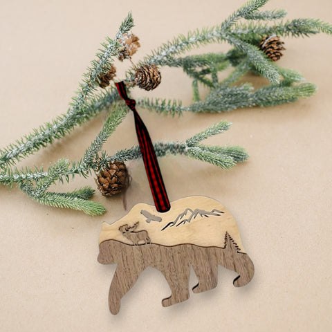 Bear Layered Ornament