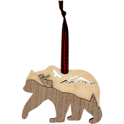 Bear Layered Ornament