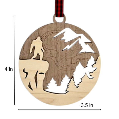 Bigfoot Cliff Ornament