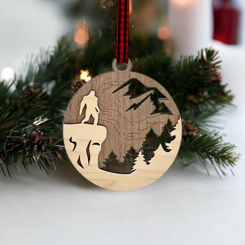 Bigfoot Cliff Ornament