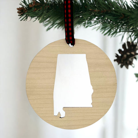 Alabama Cut-Out Ornament