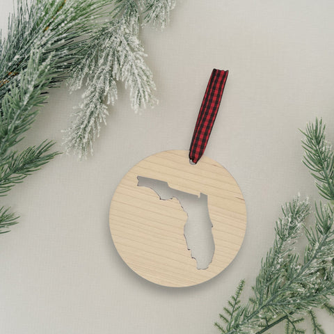 Florida Cut Out Ornament