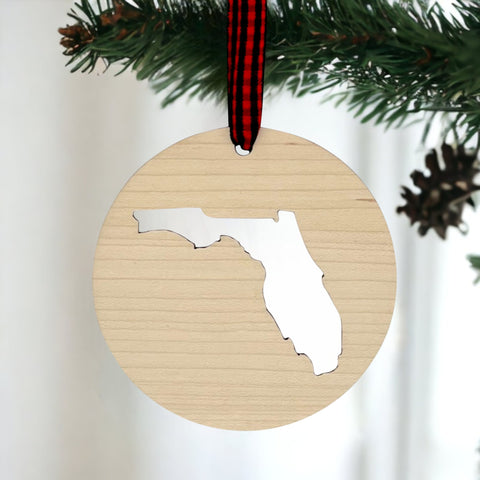 Florida Cut Out Ornament