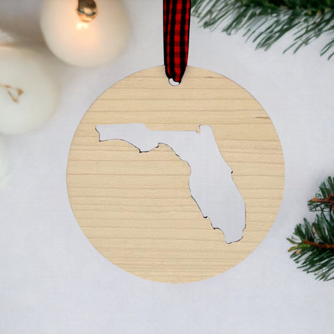 Florida Cut Out Ornament