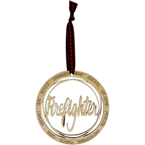 Firefighter Christmas Ornament