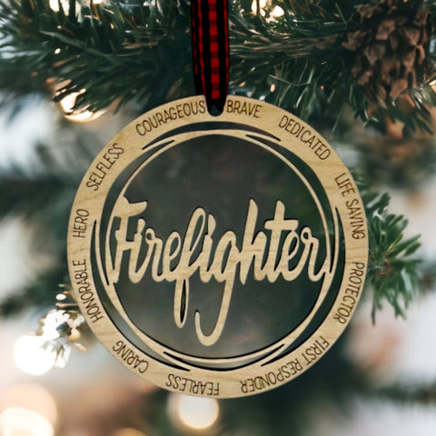 Firefighter Christmas Ornament