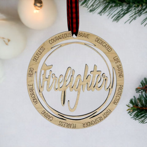 Firefighter Christmas Ornament