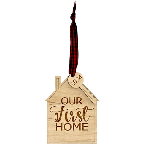 Our First Home Personalized Ornament