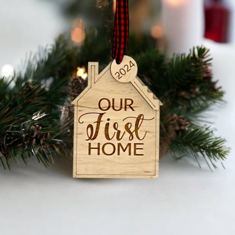 Our First Home Personalized Ornament