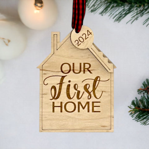 Our First Home Personalized Ornament