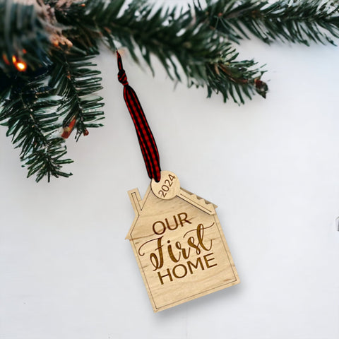 Our First Home Personalized Ornament