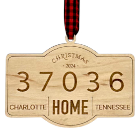 Personalized New Home Address Ornament