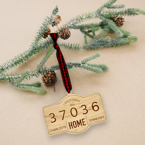 Personalized New Home Address Ornament