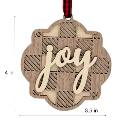 Customized Joy Ornament