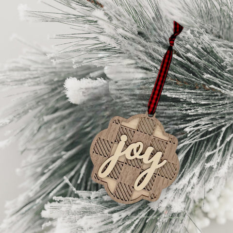 Customized Joy Ornament