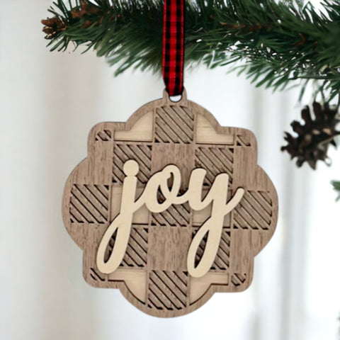 Customized Joy Ornament