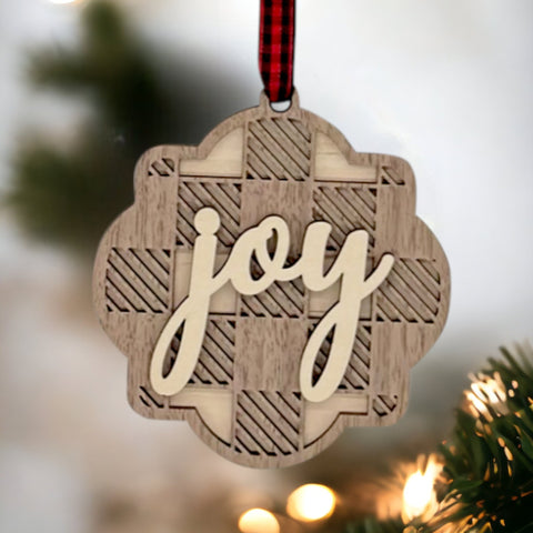 Customized Joy Ornament