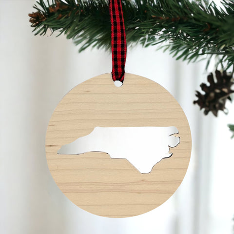 North Carolina Cut Out Ornament