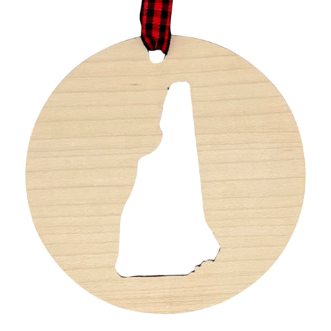 New Hampshire Cut Out Ornament