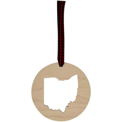 Ohio Cut Out Ornament