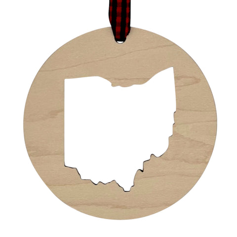 Ohio Cut Out Ornament