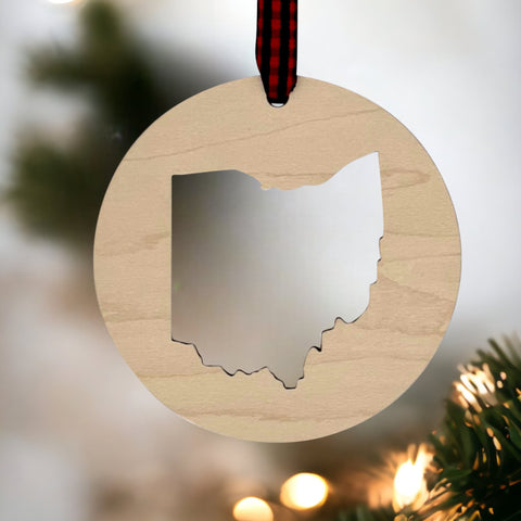 Ohio Cut Out Ornament