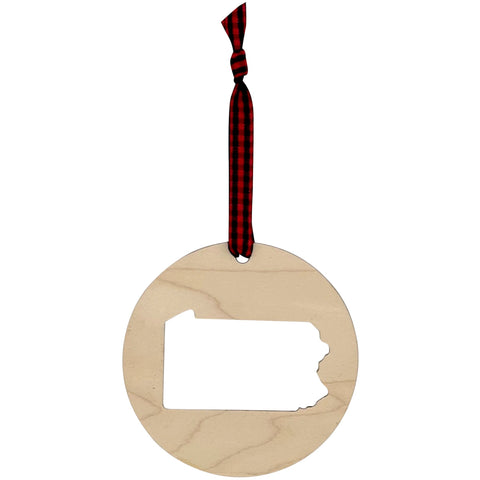 Pennsylvania Cut Out Ornament