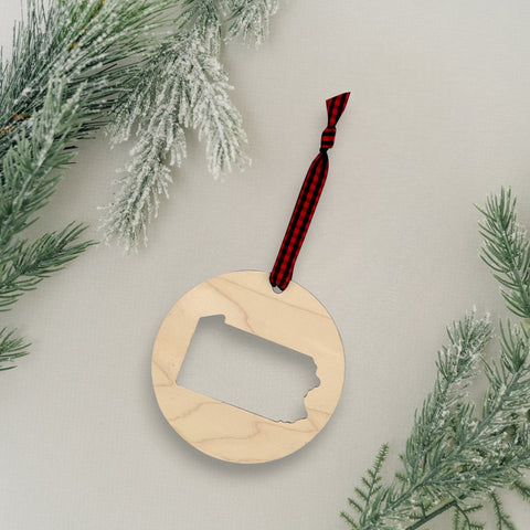 Pennsylvania Cut Out Ornament