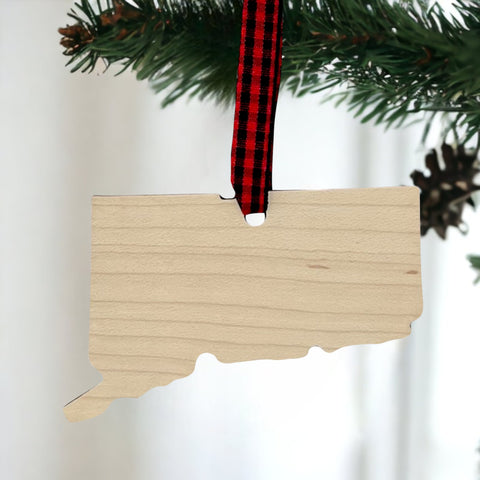 Connecticut Simple Ornament