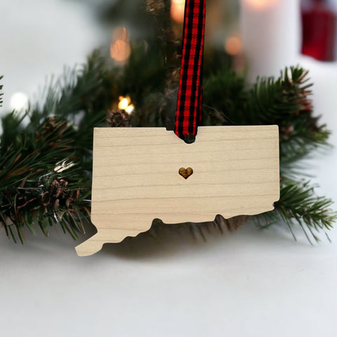 Connecticut Custom Home Town Ornament