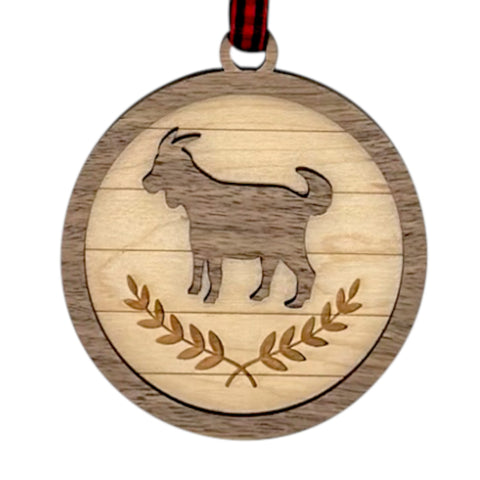 Custom Farm Goat Ornament