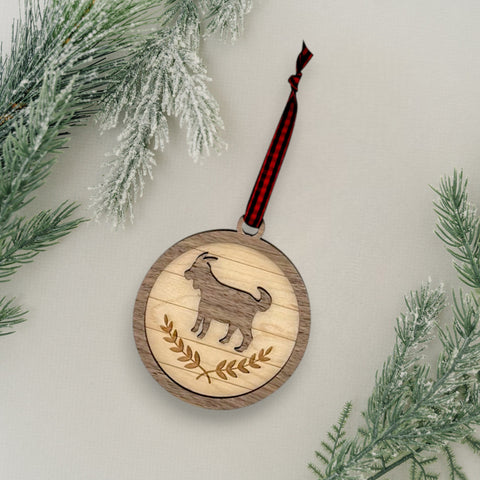 Custom Farm Goat Ornament