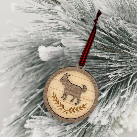 Custom Farm Goat Ornament