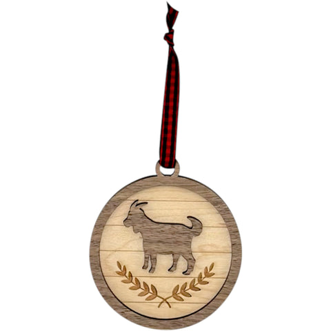 Custom Farm Goat Ornament