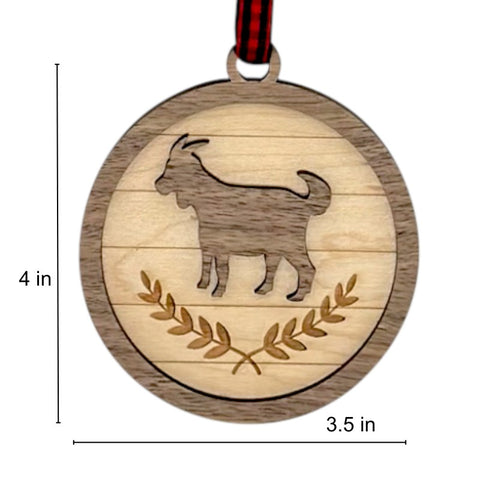 Custom Farm Goat Ornament