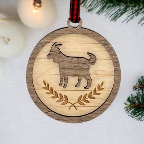 Custom Farm Goat Ornament