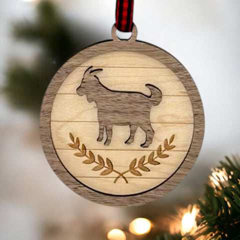 Custom Farm Goat Ornament