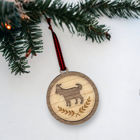 Custom Farm Goat Ornament