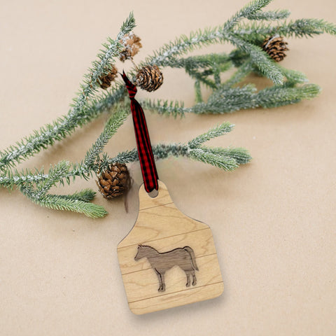 Custom Horse Wooden Ornament