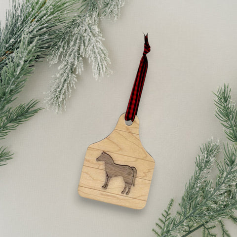 Custom Horse Wooden Ornament