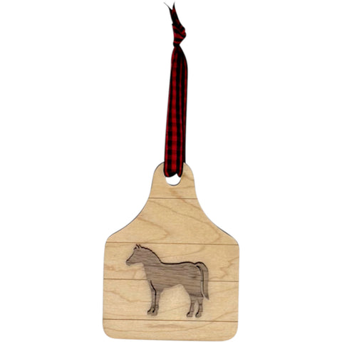 Custom Horse Wooden Ornament