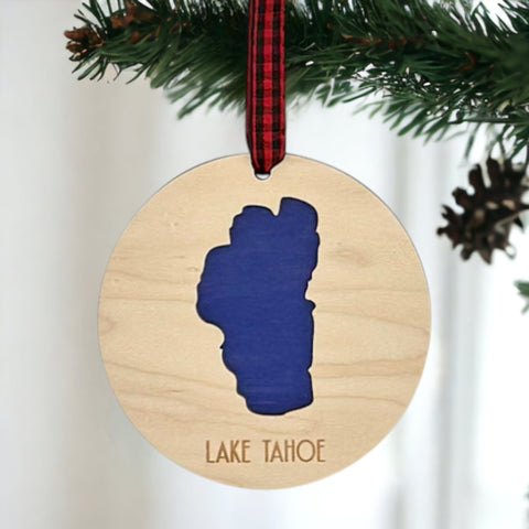 Custom Lake Life Christmas Ornament
