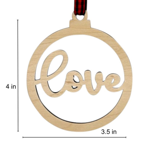 Customized Love Ornament