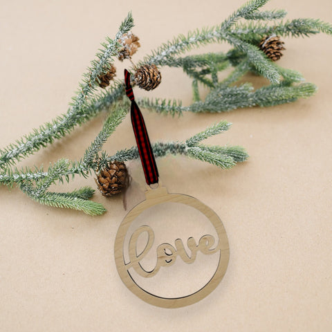 Customized Love Ornament