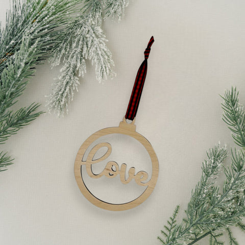 Customized Love Ornament